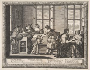Le Contrat de Mariage - Abraham Bosse