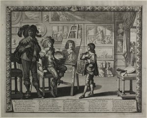 Le Noble Peintre - Abraham Bosse