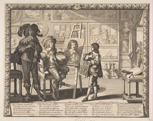 Le Peintre, vers 1642 - Abraham Bosse