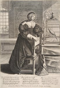 Le perroquet - Abraham Bosse