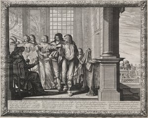 Le fils prodigue : Habillage pour la fête - Abraham Bosse