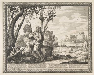 Le fils prodigue gardant les cochons, vers 1636 - Abraham Bosse