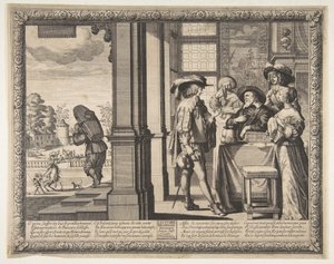 Le Fils Prodigue Quitte la Maison, vers 1636
