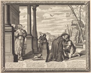Le Fils prodigue reçu par son père - Abraham Bosse