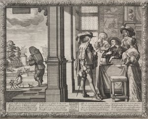 Le Fils Prodigue : Le Fils Prodigue Faisant ses Adieux à ses Parents - Abraham Bosse