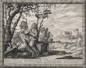 Le fils prodigue : Le prodigue gardant les cochons