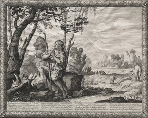 Le Fils prodigue : Le prodigue gardant les cochons