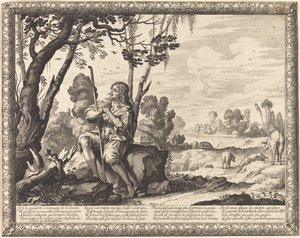 Le Fils Prodigue comme Porcher - Abraham Bosse