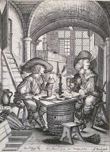 Les fumeurs - Abraham Bosse