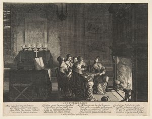 Les Vierges sages se reposant en attendant l