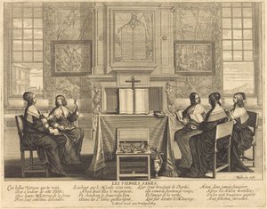 Les Vierges sages en prière - Abraham Bosse