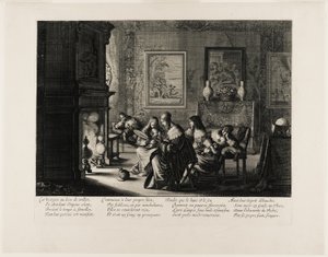 Les vierges sages et les vierges folles, planche cinq - Abraham Bosse