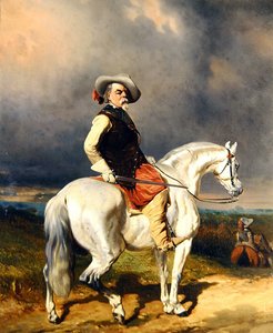 Cavalier sur un cheval blanc - Abraham Cooper