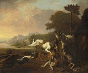 La Chasse au cerf - Abraham Danielsz. Hondius