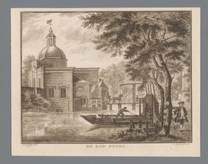 Vue de la Porte des Vaches à Leyde - Abraham Delfos