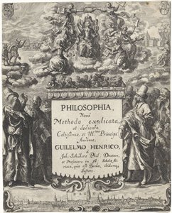 Allégorie sur la philosophie (Page de titre pour: Schuler, Johannes. Philosophi, 1663) - Abraham Dircksz. Santvoort