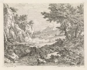 Terrain vague avec rivière