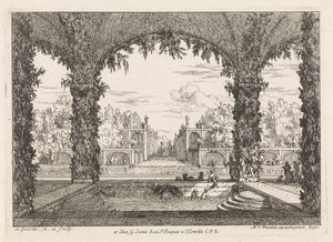 Jardin avec bain