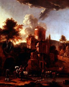 Paysage Italien avec ruines