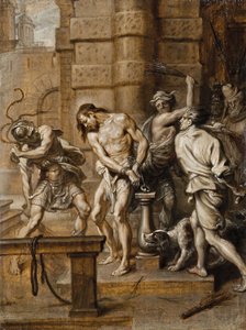 La flagellation, en brunaille