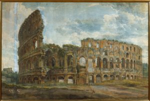 Vue extérieure du Colisée de Rome