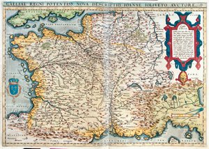 France - Abraham Ortelius