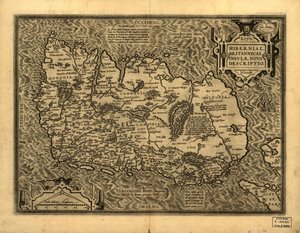 Hiberniae, Britannicae Insvlae nova descripto. LOC 99466749