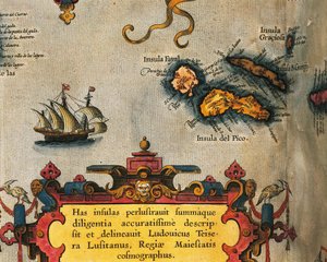 Carte des îles des Açores du Theatrum Orbis Terrarum par Abraham Ortelius - Abraham Ortelius