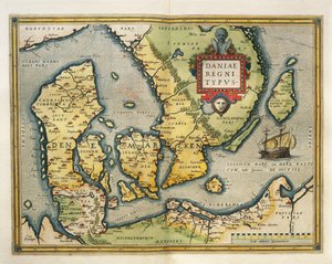 Carte du Danemark