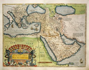 Carte de la Turquie, du Theatrum Orbis Terrarum par Abraham Ortelius - Abraham Ortelius