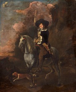 Cavalier sur un cheval gris, vers 1660 - Abraham Pietersz. van Kalraet