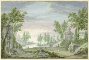 Paysage arcadien