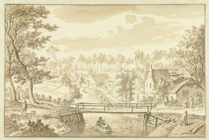 Vue à Abstede - Abraham Rademaker