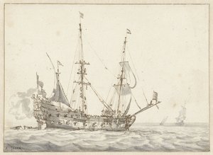 Navire de guerre hollandais - Abraham Storck