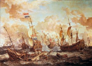La bataille des quatre jours - Abraham Storck