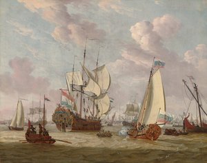 La Visite de Pierre le Grand à Amsterdam, août-septembre 1697 - Abraham Storck