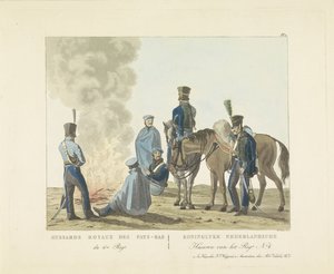 Hussards du 6e régiment, 1820-1825 - Abraham Vinkeles