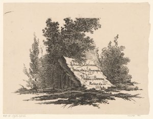 Pierre dans un paysage - Abraham Vinkeles