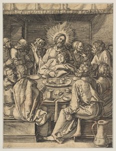 La Cène, de La Petite Passion - Abraham Waesberge