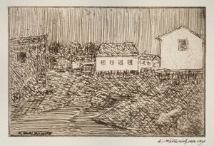 Scène de rue, bâtiment ou portrait, 1902-1905