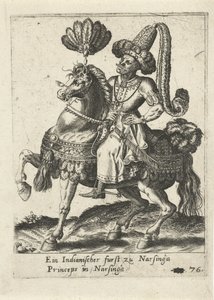 Prince indien à cheval