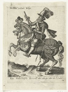 Commandant cavalier néerlandais - Abraham de Bruyn (attributed to)