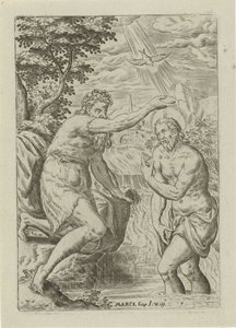 Baptême du Christ (Scènes de la Bible, Biblia sacra)