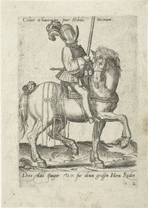 Jeune cavalier noble allemand faisant partie d