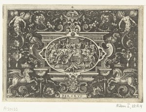 Phinée perturbe le mariage de Persée et Andromède (PERSEUS) - Abraham de Bruyn