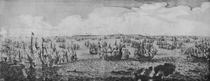 Bataille dans les Downs, vers 1639 - Abraham de Verwer