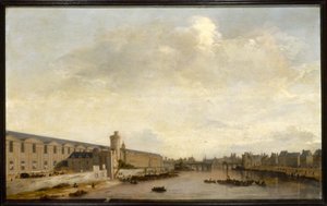 La Grande Galerie du Louvre, avec la Porte Neuve et la Tour de Bois
