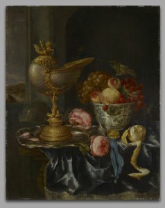 Nature morte avec coupe de nautile