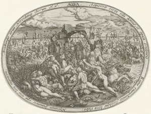 Neptune avec néréides et tritons : l