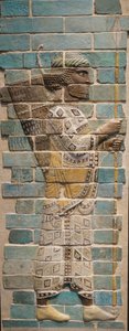 Archer perse, Empire achéménide, 510 av. J.-C. (brique émaillée) - Achaemenid
